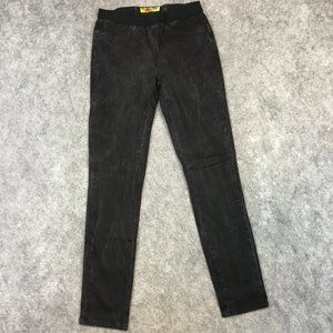 BLANK NYC Jeggings 27 4 Denim Mid Rise Skinny Faded Black Pull On Waist Elastic